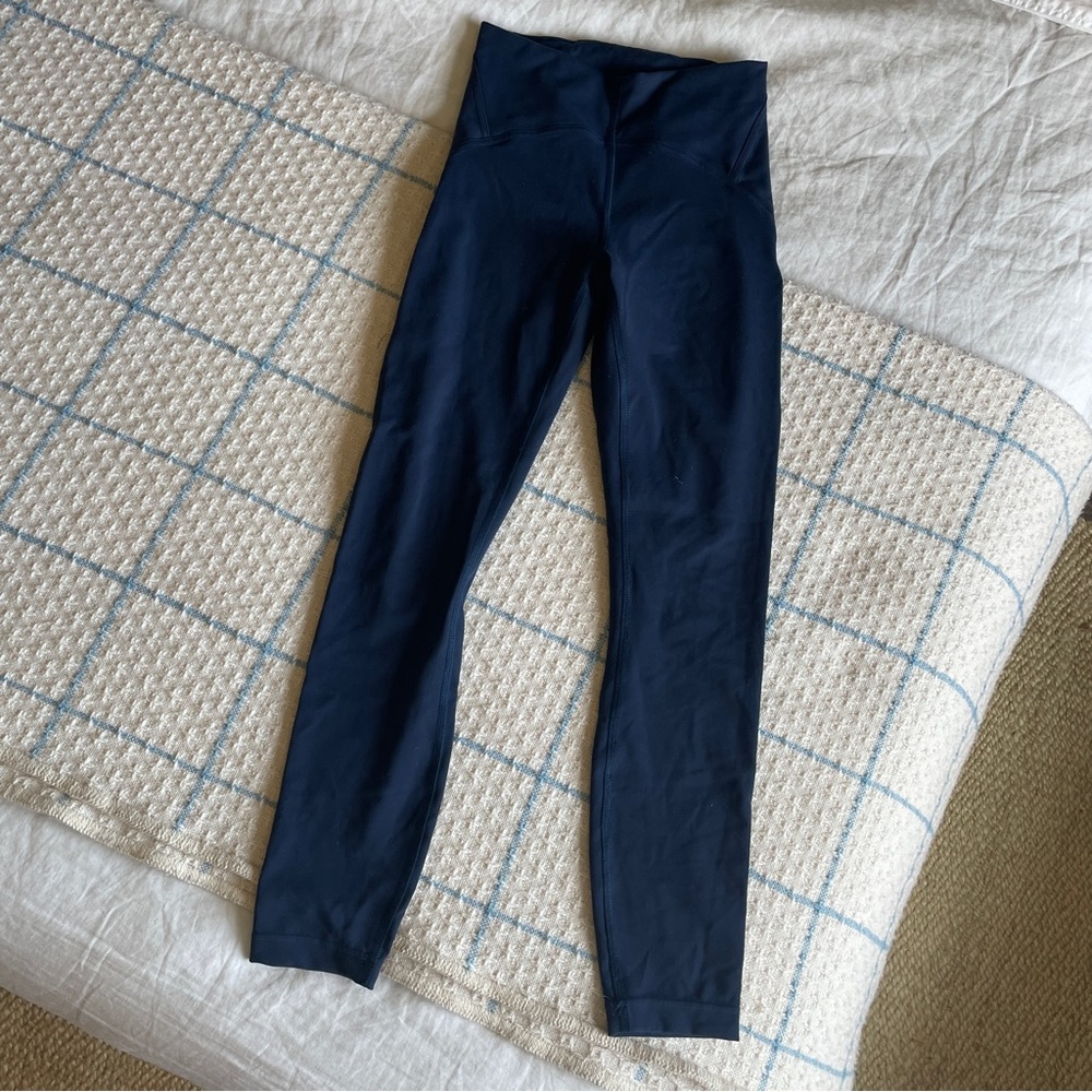 Lululemon Leggings, Size 4, Navy